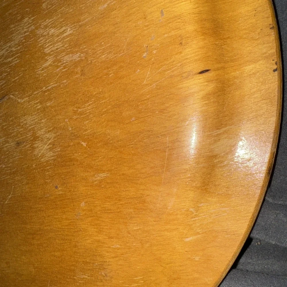 Vtg Wooden Platter Plate Pinecones Round Countrycore Cabincore Rustic 12